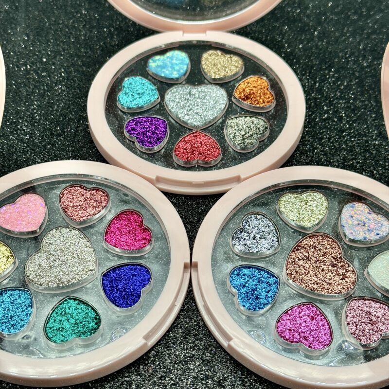 SOMBRAS GITTER SHINE X8 COLORES FEBBLE ES4050