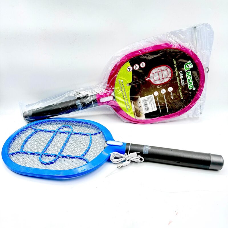 RAQUETA PARA MOSQUITOS LED USB GECKO USB-309